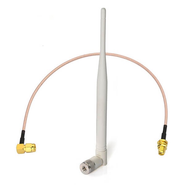 WiFi全向天线2.4G接SMA接RG316线材10cm WiFi全向天线2.4G接SMA接RG316线材10cm