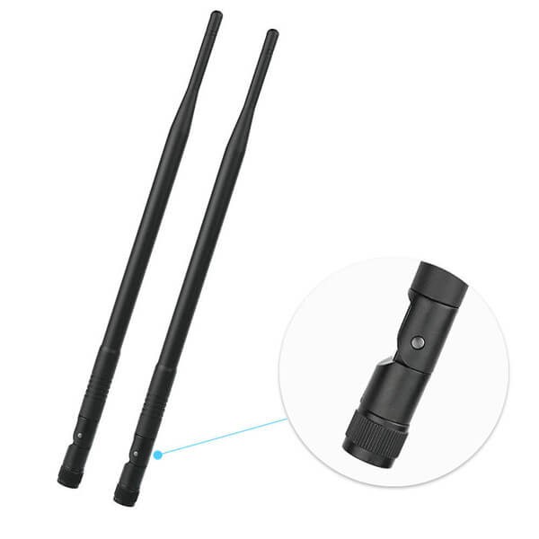 2.4GWiFi信号发射器天线SMA公头3dBi