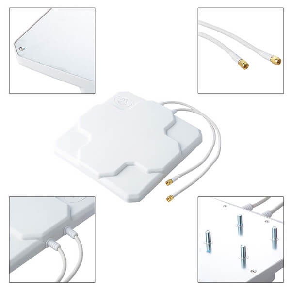 4GLTE双向输入输出室外天线接SMAN公头用于手机信号增强 4GLTE双向输入输出室外天线接SMAN公头用于手机信号增强
