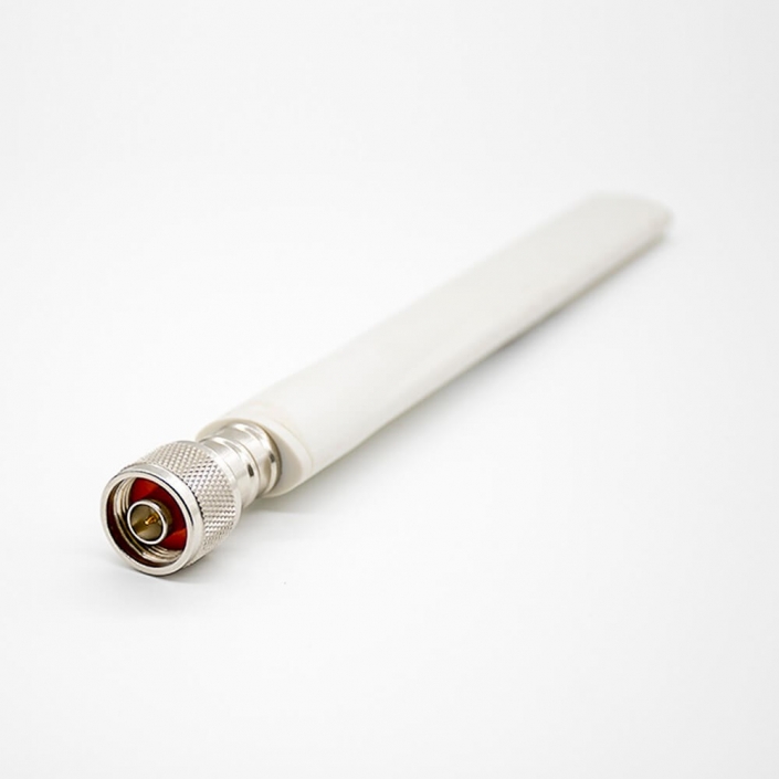 N型标准公头WiFi2.4ghz白色天线可折叠螺纹连接 N型标准公头WiFi2.4ghz白色天线可折叠螺纹连接