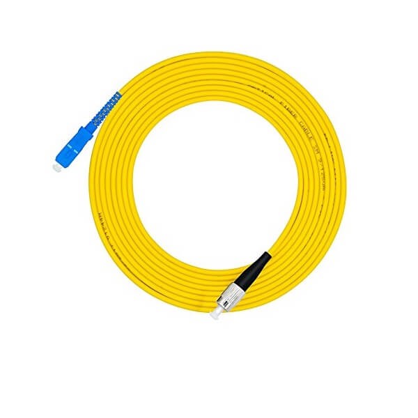 光纤跳线SC转FC单工单模9/125μmOS2线长3M 光纤跳线SC转FC单工单模9/125μmOS2线长3M
