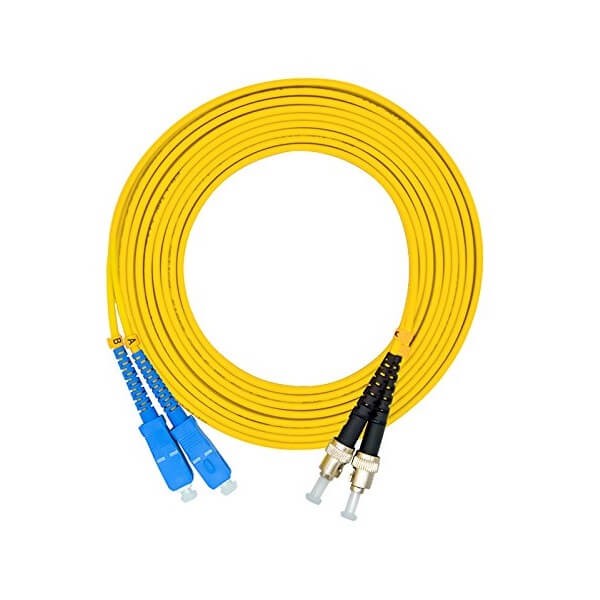 SC单模光纤线长3米转ST9/125μmOS2双工 SC单模光纤线长3米转ST9/125μmOS2双工