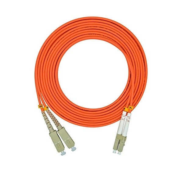 LCSC光纤跳线50/125μmOM2双工多模3米长 LCSC光纤跳线50/125μmOM2双工多模3米长