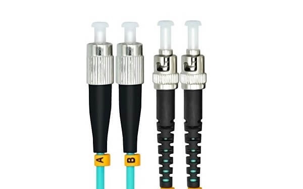 FC-ST光纤跳线线长3米万兆OM3双工多模