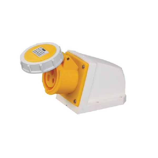 工业连接器黄色IP67防水16A3芯130V