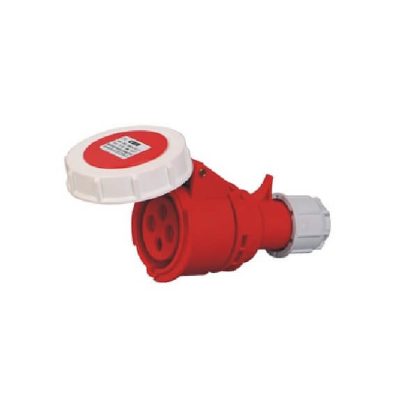 32A工业连接器4芯IP67防水3相室外可移动插座