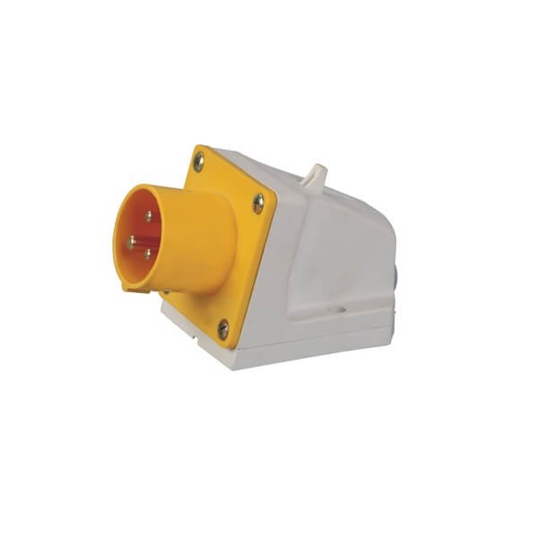 工业连接器16A3芯IP44明装器具插座