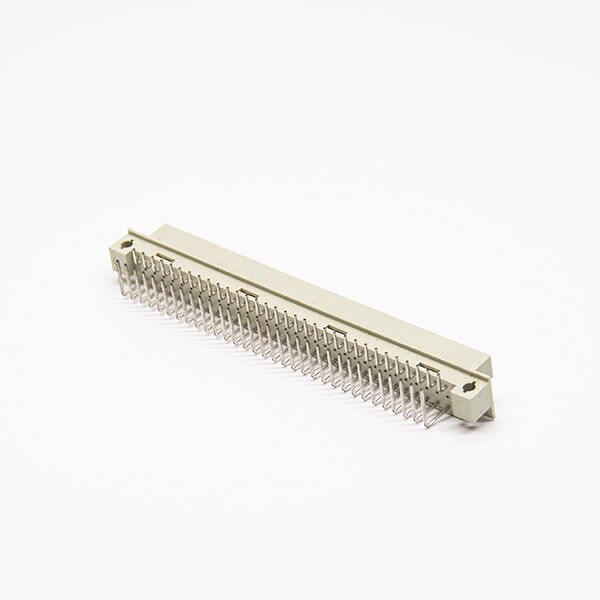 DIN41612连接器32芯母头弯式（A+C）空第二排PCB板连接器
