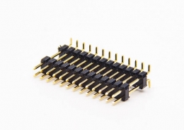 排针直式180度双排26pin双塑间距2.0mm贴板式