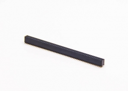 1.27mm双排排母直式180度100pin连接器