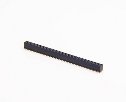 1.27mm双排排母直式180度100pin连接器