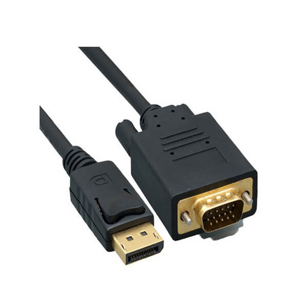 DisplayPort转VGA视频线DisplayPort公头至VGA公头1米长 DisplayPort转VGA视频线DisplayPort公头至VGA公头1米长