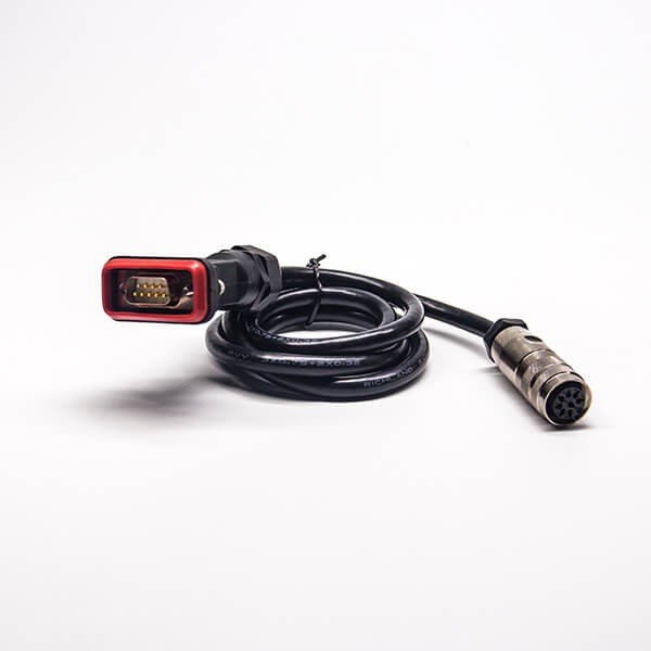 DB9转M16线材9pin防水DB转8pin M16 接4对AWG24 3M/5M DB9转M16线材9pin防水DB转8pin M16 接4对AWG24 3M/5M