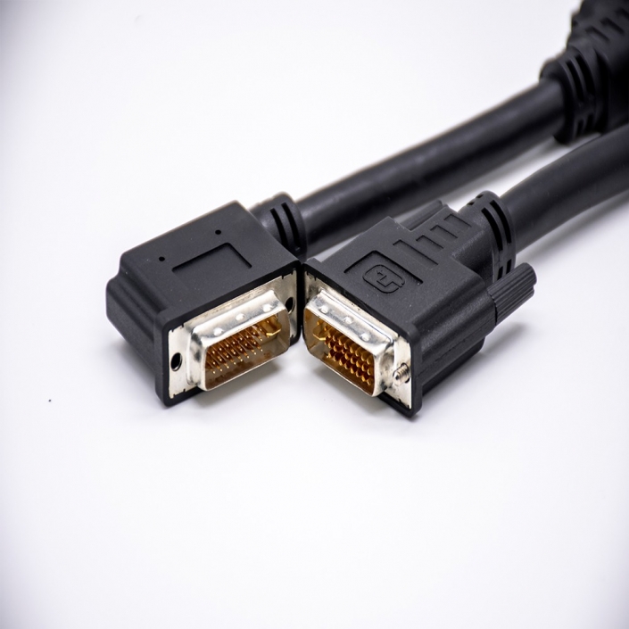 DP20针转接DVI 24 + 1针直式组装电缆1米