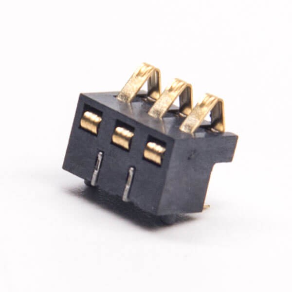 3芯电源连接器PH2.5镀金贴板安装接PCB板电池座公插头 3芯电源连接器PH2.5镀金贴板安装接PCB板电池座公插头