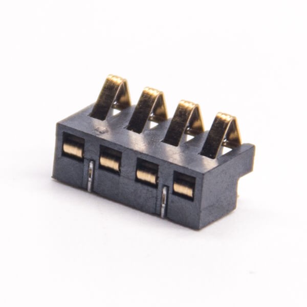 手机电池座弹片式镀金4芯公插头贴板PH2.5PCB板安装 手机电池座弹片式镀金4芯公插头贴板PH2.5PCB板安装