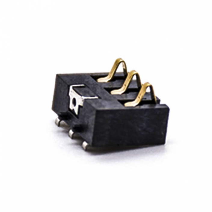 插件电池座接PCB板3.0间距3芯电池座连接器