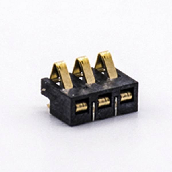 弹片式连接器2.5PH塑高3.0H3芯接PCB板电池座