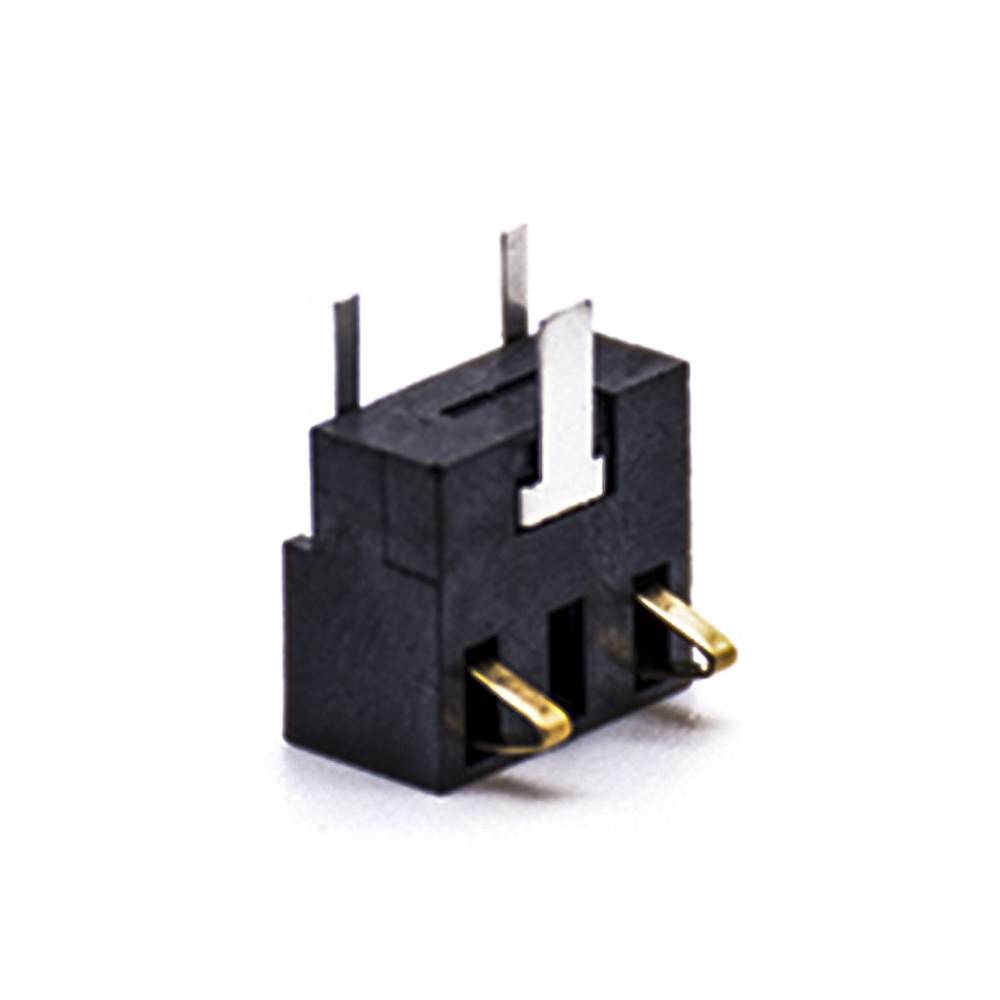 弹片式连接器2芯5.0PH镀金PCB板安装手机锂电池座