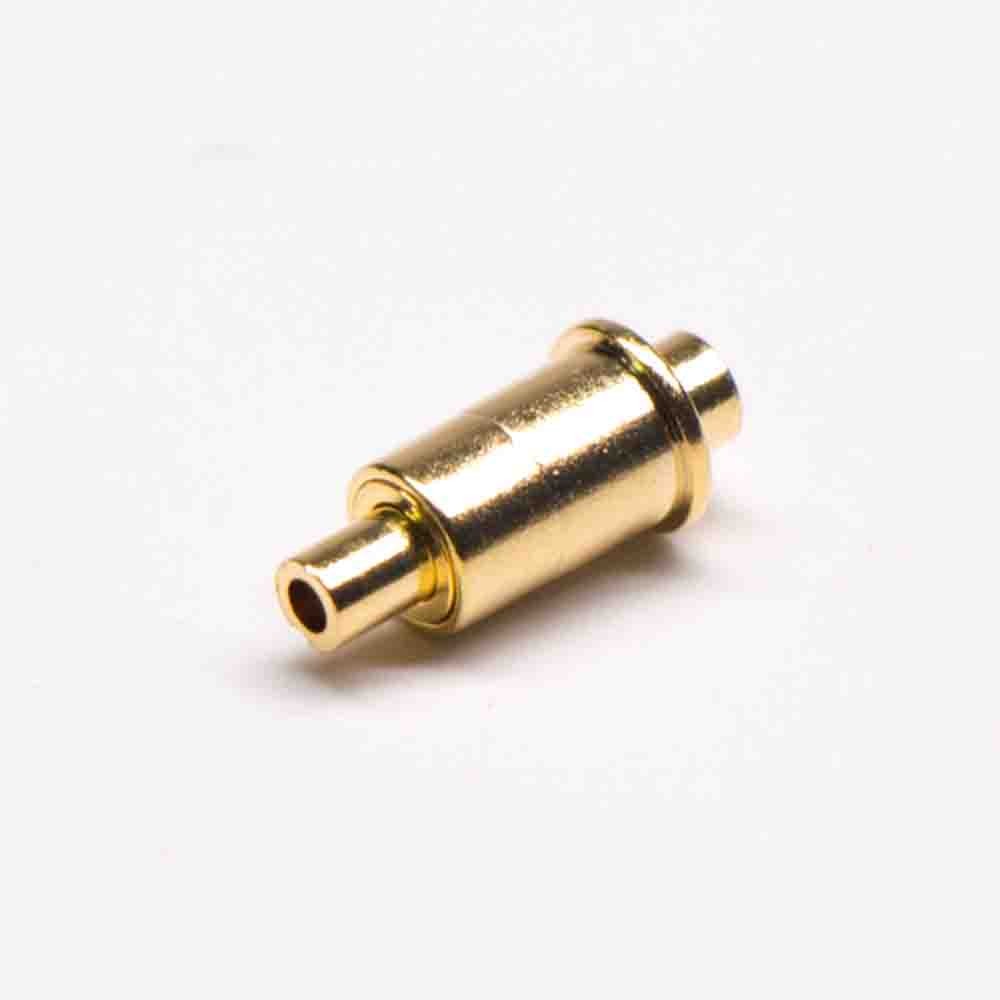 PogoPin针管异形系列单芯镀金插件式黄铜连接器