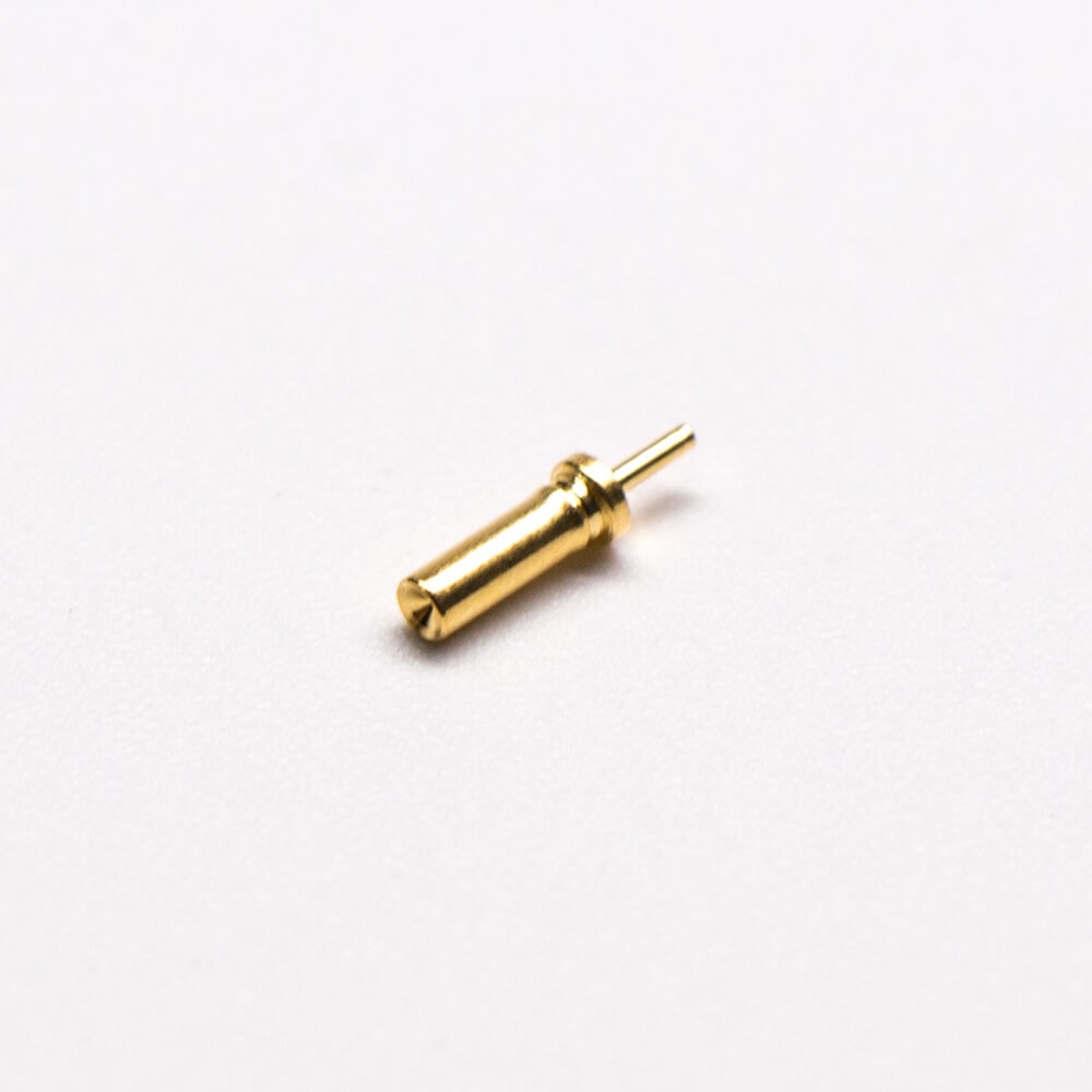 单头PogoPin镀金黄铜异形系列T型连接器